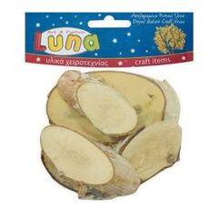 3K LNA0620174 Dryder Wood Slice Beyaz 40 gr Luna