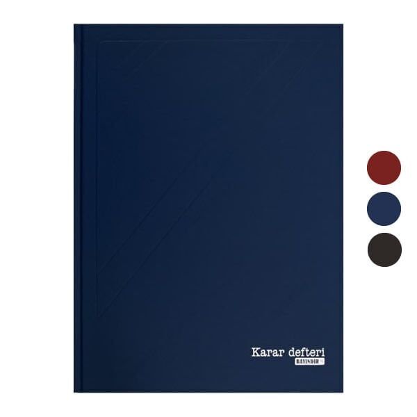 Bayındır BCD0120 24x34 144 Yaprak Karar Defteri