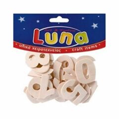 3K LNA0601673 25 mm 30 lu Ahşap Numaralar