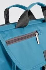 Cambridge Polo Club Turkuaz Kumaş Evrak Çantası