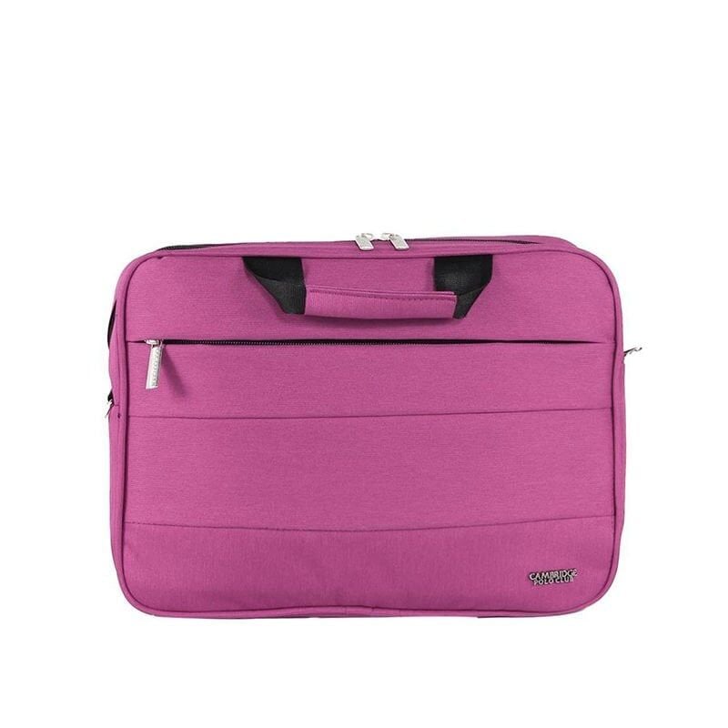 Cambridge Polo Club Önden Cepli Pembe Evrak Çantası