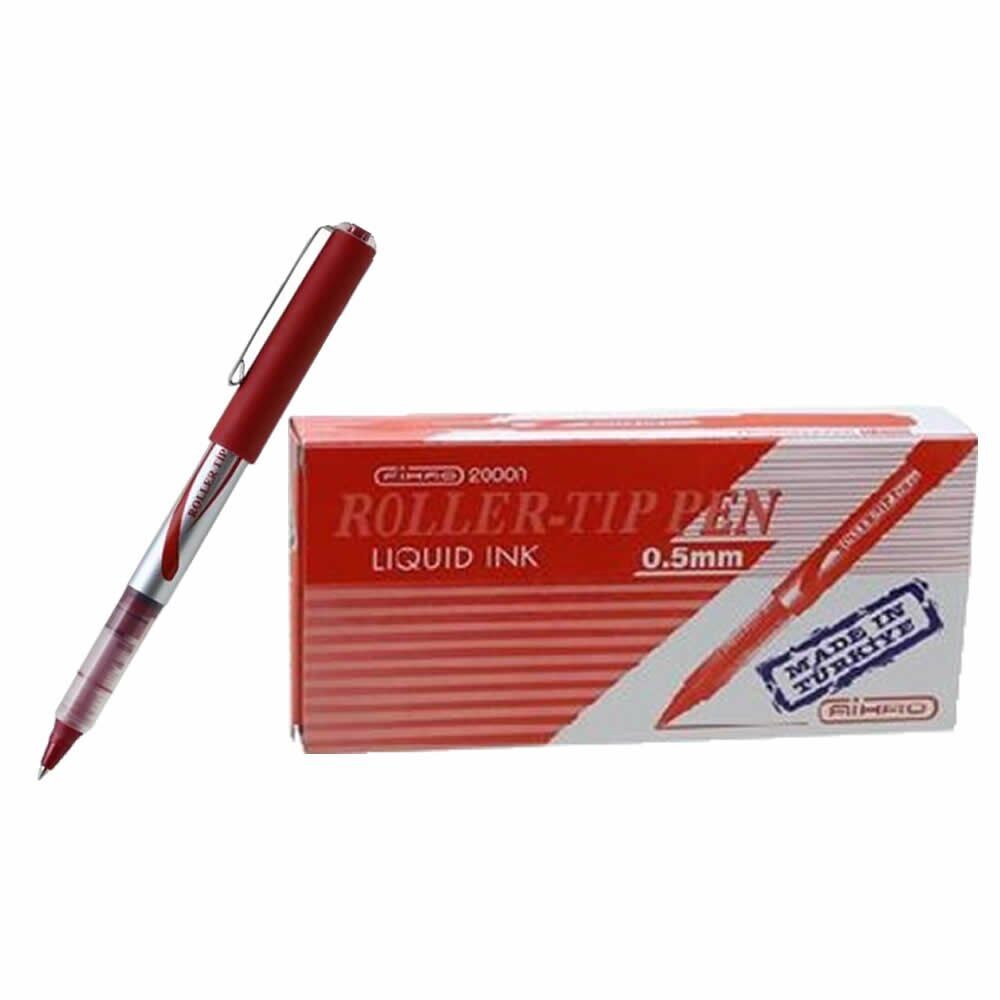 Aihao 2000A 12 li Kırmızı Roller Kalem