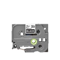 Brother TZE-345 18 Mm Siyah Üzerine Beyaz Laminant Yazıcı Şeridi