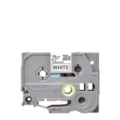 Brother 18Tze241 18 Mm Beyaz Üzerıne Siyah Etiket