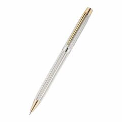 Scrikss 722W Balıksırtı Desen Gold Krom Versatil Kalem