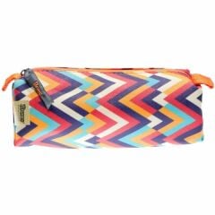 Brons BR-3022 Desenli Üçgen Deri Kalemlik