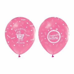 Atom 100 lü Hoşgeldin Kızım Baskılı Balon