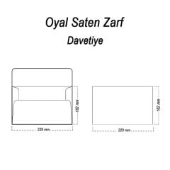 Oyal 162x229 160gr 50li Koyu Y eşil Saten Zarf