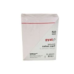 Oyal 162x229 160gr 50li Koyu Pembe Saten Zarf