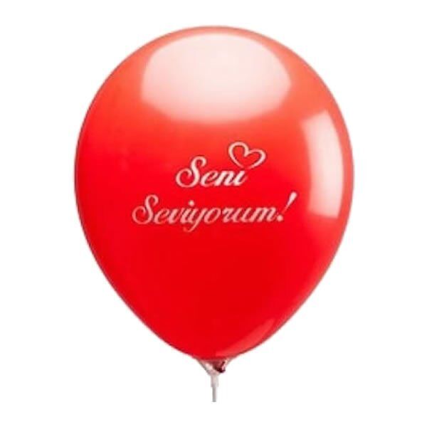 Aton 100 lü Seni Seviyorum Baskılı Balon