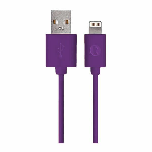 Taks 5DK34MR Mor İPhone Şarj Kablosu