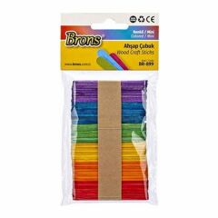 Brons BR-899 Mini Renkli Ahşap Çubuk