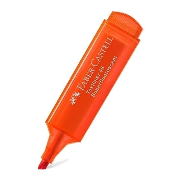 Faber Castell 1546 Şeffaf Gövdeli Turuncu Fosforlu Kalem