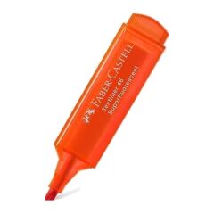 Faber Castell 1546 Şeffaf Gövdeli Turuncu Fosforlu Kalem
