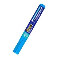 Brons BR-9721 Kesik Uç Mavi Permanent Kalem