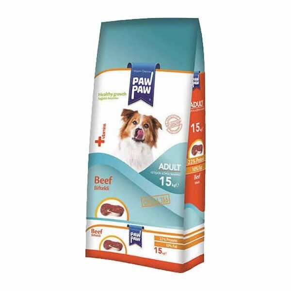Pawpaw 15 kg Biftekli Yetişkin Köpek Maması
