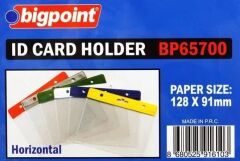 Bigpoint 657 128x91 10 lu Yatay Şeffaf Kart Poşeti