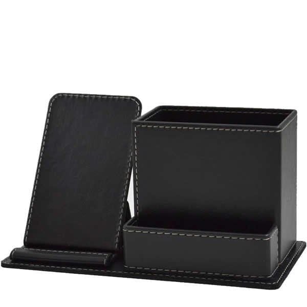 Mimaks DK-155 3 Bölmeli Suni Deri Telefon Standlı