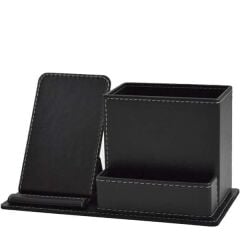 Mimaks DK-155 3 Bölmeli Suni Deri Telefon Standlı