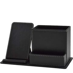 Mimaks DK-155 3 Bölmeli Suni Deri Telefon Standlı