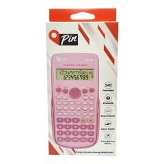 Pin 112P 240 Pembe Fonksiyonlu Hesap Makinesi