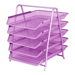 Inox 3950 5 li File Pembe Evrak Rafı
