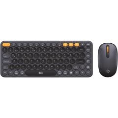 Daxi MK350 Siyah Creator Pro Combo Sessiz 3 Kanallı Bluetooth + 2.4G Wireless Türkçe Q Klavye Mouse Seti