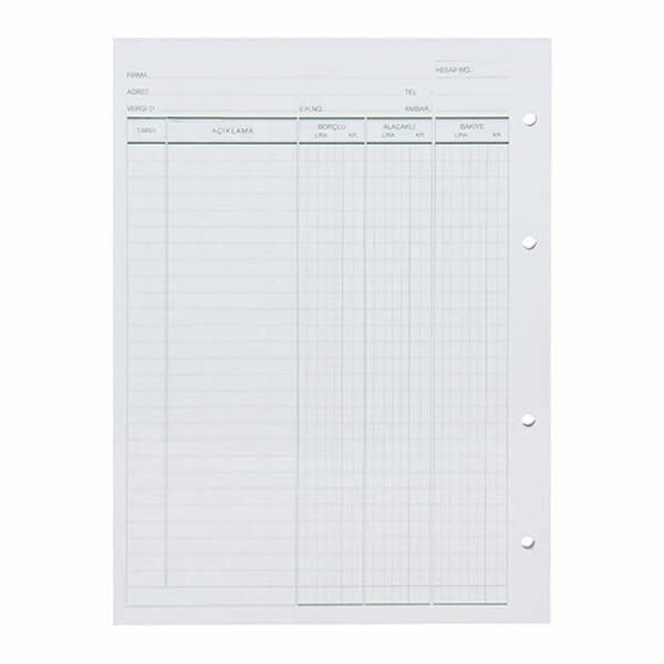 Bayındır BCH0010 17x24 Cari Hesap Klasör Yedeği