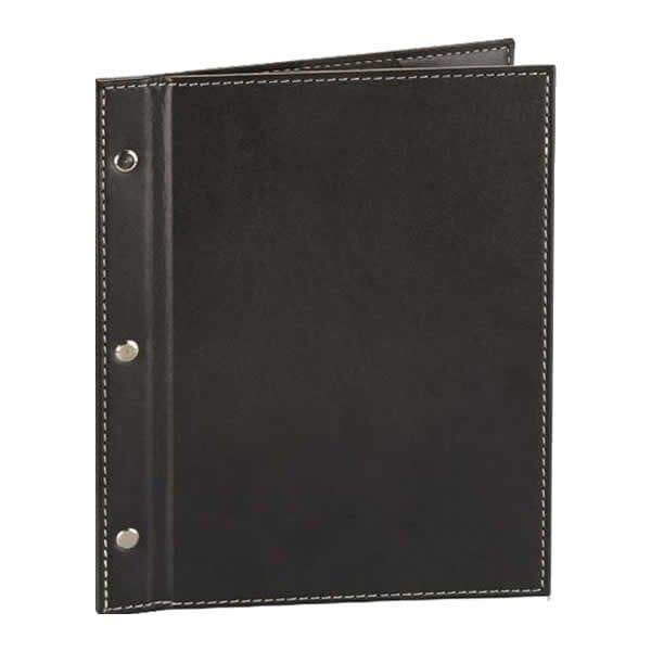 2K 4044-S 18X23 Suni Deri Vidalı Menü Kabı