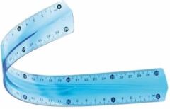Ark 30 cm Akar Elastık Cetvel