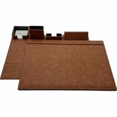 Inn Design Ab-ı Hayat Efsane 5 Parça Kahve Süet Sümen Takımı